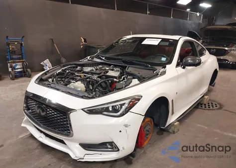 2018 Infiniti Q60 3.0T Red Sport 400 from USA, damaged, VIN JN1FV7EL8JM631437